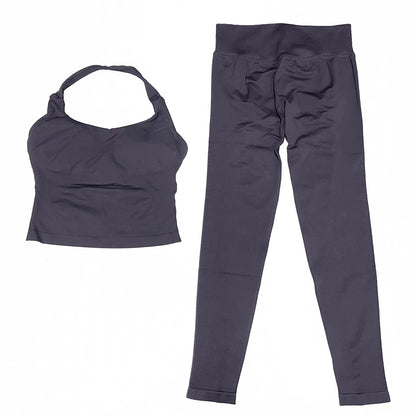 Impact Halter Top & Legging 2 Pieces Set